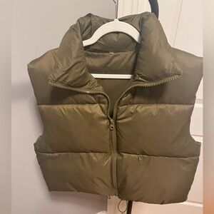 Amazon Olive Puffer Vest